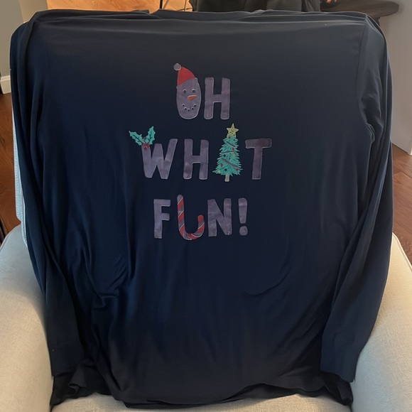 Matching Family Christmas PJ’s Oh What Fun 2-Piece Set UNISEX size 16-18 XL - Picture 3 of 14